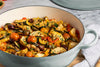 Zucchini, Artichoke, and Olive Paella