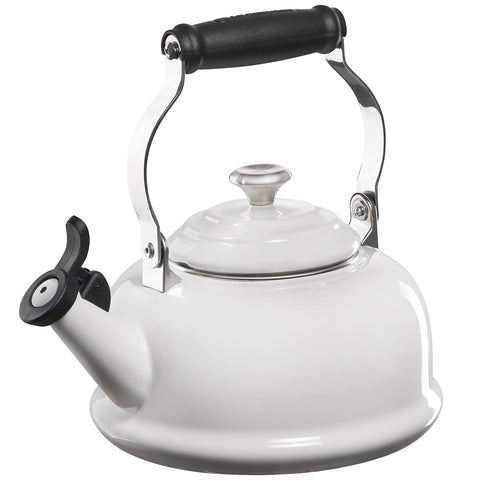 Le Creuset 1.7 qt. Whistling Kettle - White w/ SS Knob