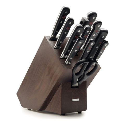 Wusthof Classic 13-Piece Block Set, Choco Ash Wood