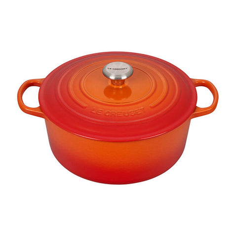 Le Creuset 7.25 qt. Signature Round Dutch Oven - Flame