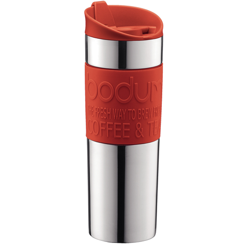 Bodum 15-Ounce Vacuum Travel Mug - Red