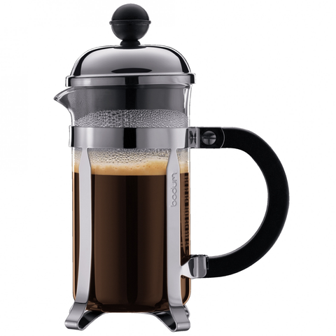 BODUM CHAMBORD 3-CUP FRENCH PRESS - CHROME