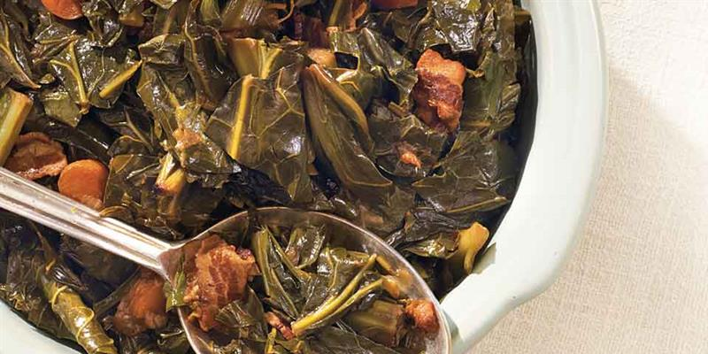 SIDES SLOW-BRAISED COLLARD GREENS