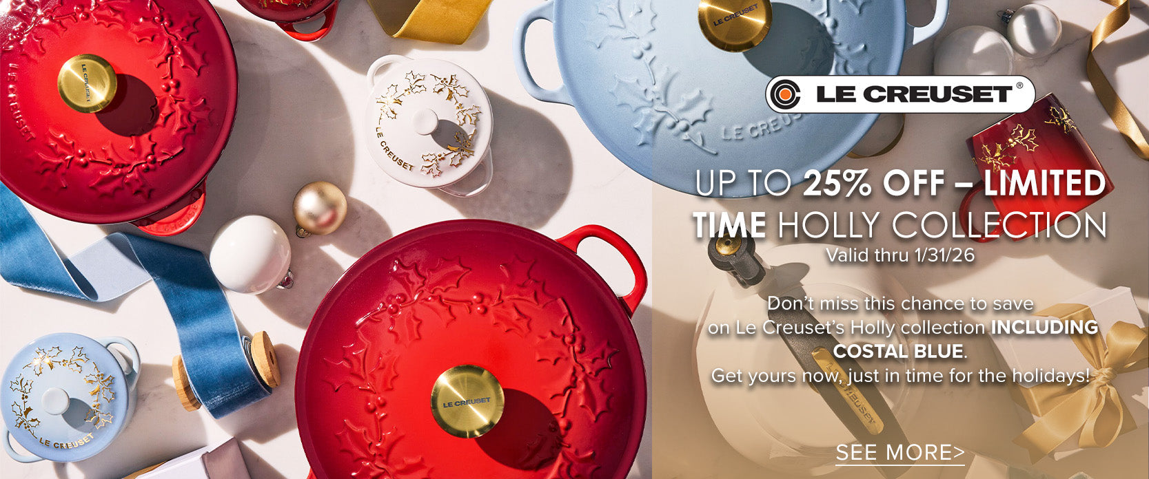 Le Creuset Holiday Promo
