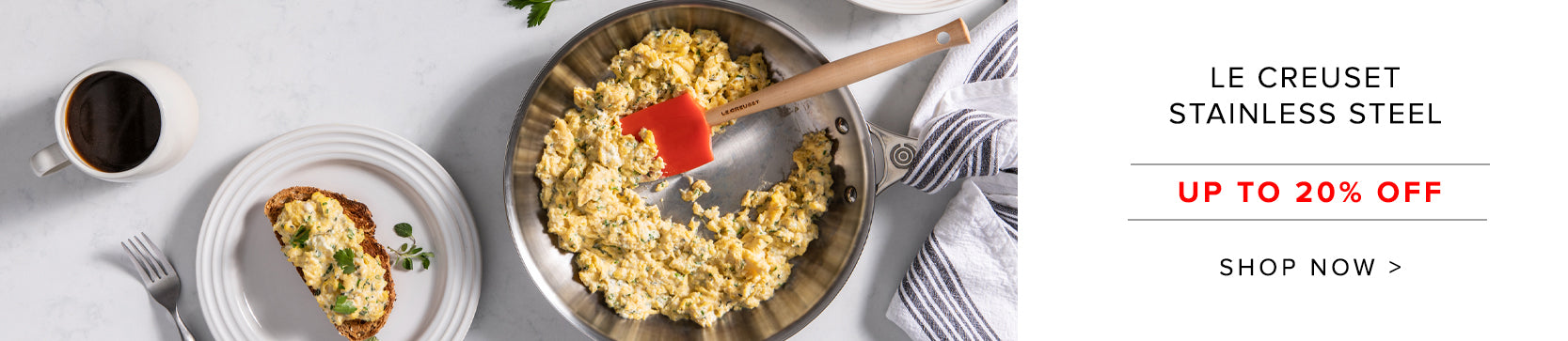 Le Creuset Stainless Steel Promo