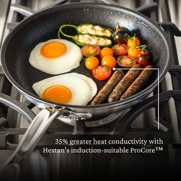 Hestan ProBond TITUM 12.5" Open Skillet with TITUM™ NS