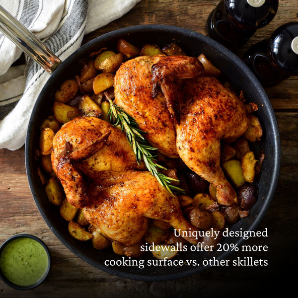 Hestan ProBond TITUM 10-Piece TITUM™ NS Set:  8.5" & 11" Open Skillets, 1.5qt & 3.0qt Covered Saucepans, 3.5qt Covered Sauté w/helper handle, 8.0qt Covered Stockpot