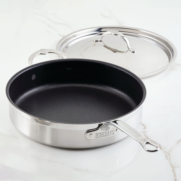 Hestan ProBond TITUM 5.0qt Covered TITUM™ NS Sauté Pan w/helper handle (30cm)