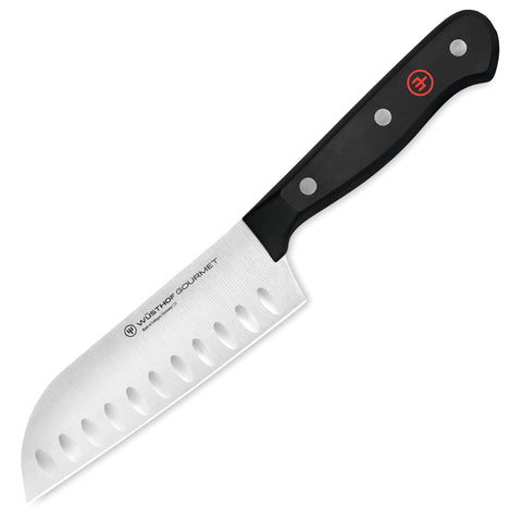 Wusthof Gourmet 5" Santoku, Hollow Edge