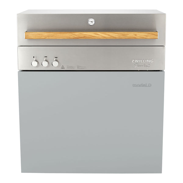 ZWILLING Flammkraft Model D Propane Gas Grill - Light Grey