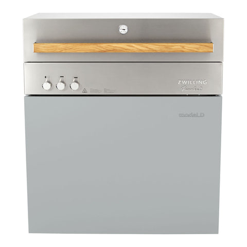 ZWILLING Flammkraft Model D Propane Gas Grill - Light Grey