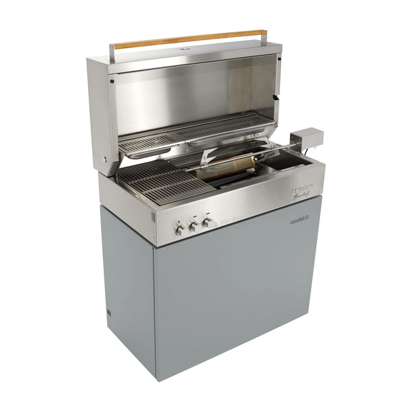 ZWILLING Flammkraft Model D Freestanding Natural Gas Grill - Light Grey