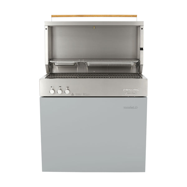 ZWILLING Flammkraft Model D Propane Gas Grill - Light Grey