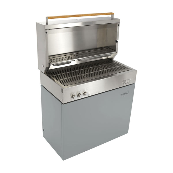 ZWILLING Flammkraft Model D Propane Gas Grill - Light Grey