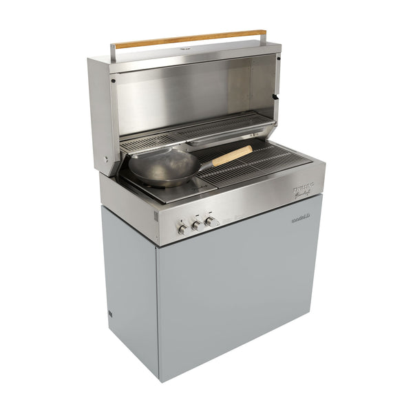 ZWILLING Flammkraft Model D Propane Gas Grill - Light Grey