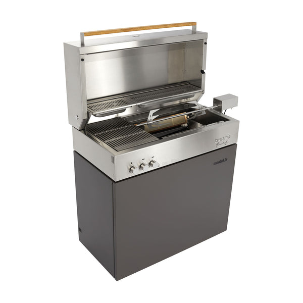 ZWILLING Flammkraft Model D Freestanding Natural Gas Grill - Deep Umbra