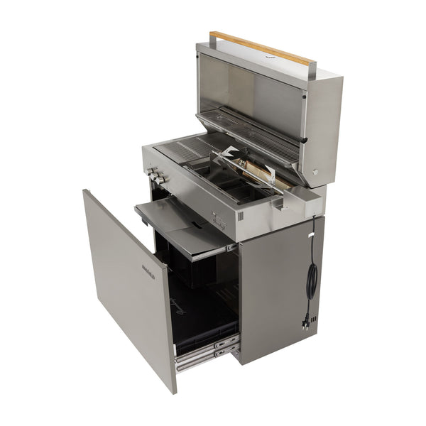 ZWILLING Flammkraft Model D Freestanding Natural Gas Grill - Taupe