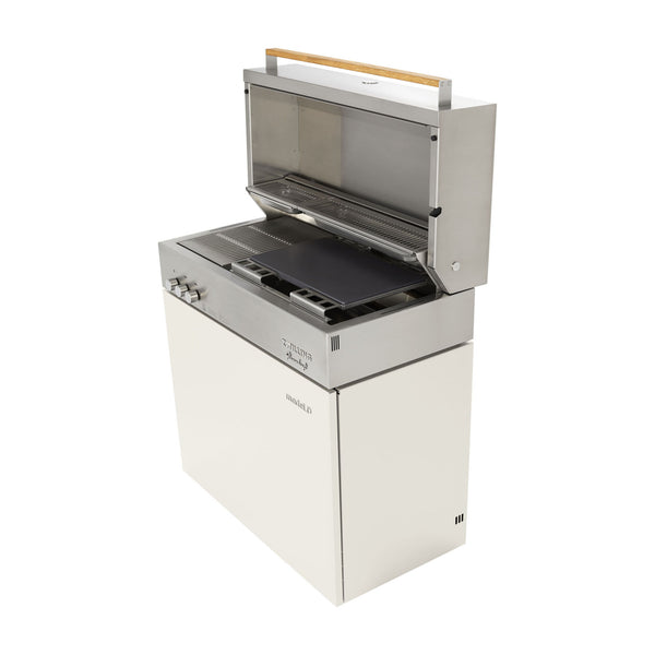 ZWILLING Flammkraft Model D Propane Gas Grill - Ivory White