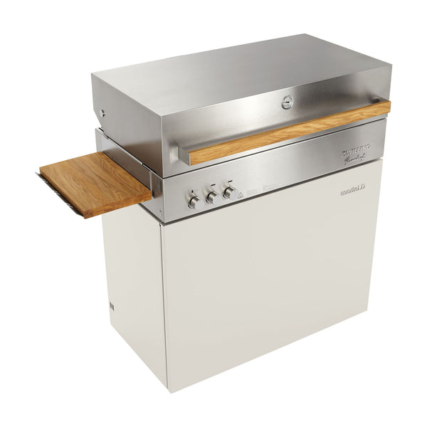 ZWILLING Flammkraft Model D Propane Gas Grill - Ivory White