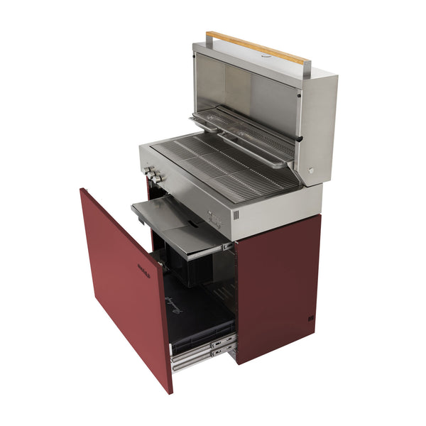 ZWILLING Flammkraft Model D Propane Gas Grill - Ruby