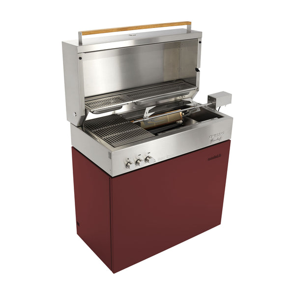 ZWILLING Flammkraft Model D Freestanding Natural Gas Grill - Ruby