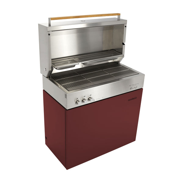 ZWILLING Flammkraft Model D Propane Gas Grill - Ruby