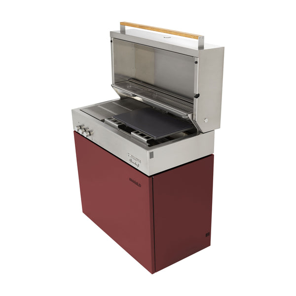 ZWILLING Flammkraft Model D Freestanding Natural Gas Grill - Ruby