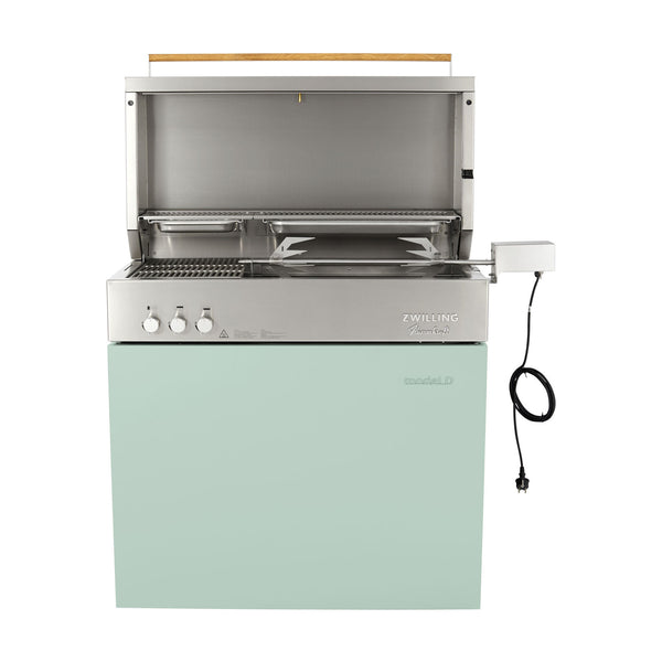 ZWILLING Flammkraft Model D Freestanding Natural Gas Grill - Pool