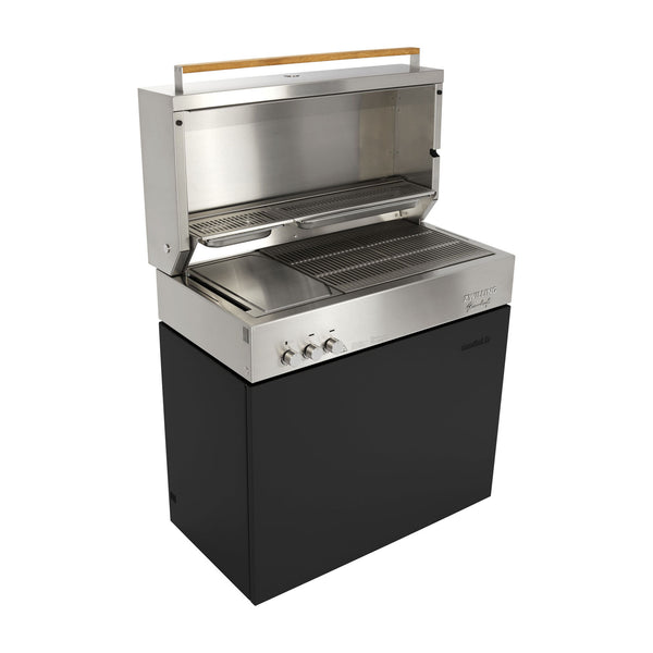 ZWILLING Flammkraft Model D Freestanding Natural Gas Grill - Black Matte