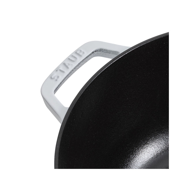 Staub Cast Iron 5-qt Essential French Oven - White