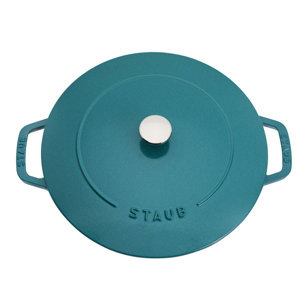 Staub Cast Iron - Specialty Shaped Dutch Ovens 5-qt Essential French Oven - Turquoise