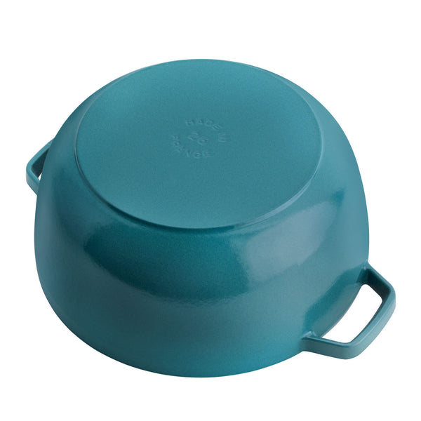 Staub Cast Iron - Specialty Shaped Dutch Ovens 5-qt Essential French Oven - Turquoise