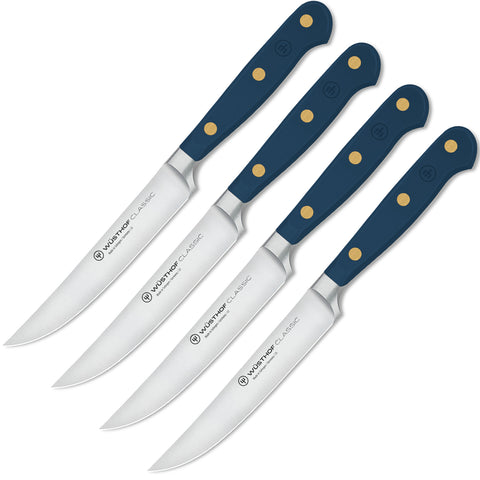 Wusthof Classic  Four Piece Steak Knife Set - Wild Blueberry
