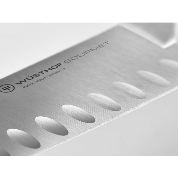 WUSTHOF GOURMET WHITE 7" SANTOKU, HOLLOW EDGE