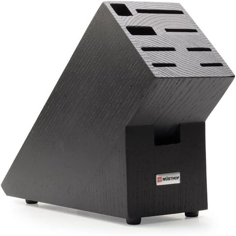 Wusthof  Knife Storage 9-Slot Euro Knife Block, Black Ash, Narrow