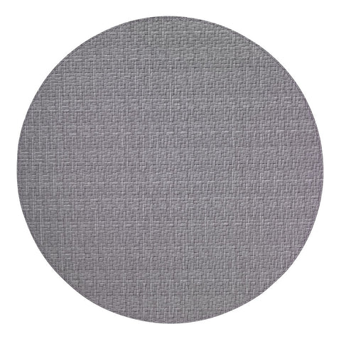 Bodrum Wicker Gray 15 Inch Round Placemats Set of 4