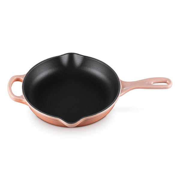 Le Creuset 9" (1-3/8 qt.) 9" Signature Iron Handle Skillet - Peche