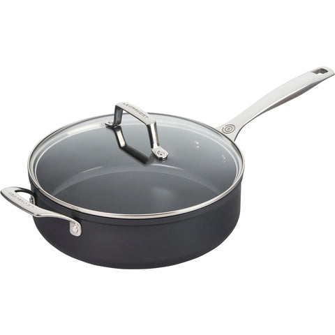 Le Creuset Essential Non-Stick Ceramic Saute Pan Glass Lid 4.25 Qt