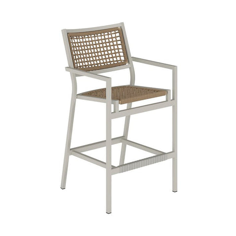Tropitone Cabana Club Rope Stationary Bar Stool