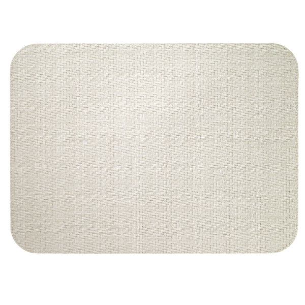 Bodrum Wicker Cream 13x18 Inch Oblong Placemats Set of 4