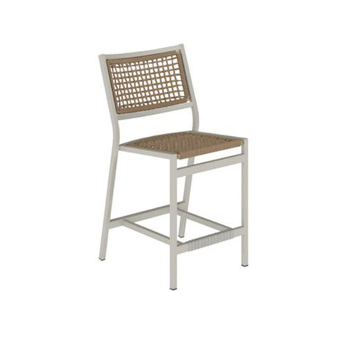 Tropitone Cabana Club Rope Armless Stationary Counter Stool, 25"