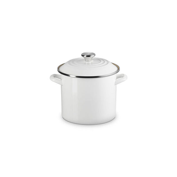 Le Creuset 8 qt. Stockpot - White