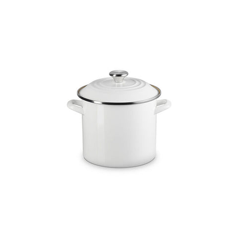 Le Creuset 8 qt. Stockpot - White