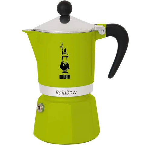 BIALETTI RAINBOW 3 CUPS GREEN