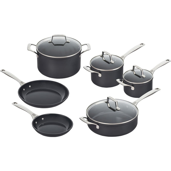 Le Creuset Set of 10 Essential Non-Stick Ceramic