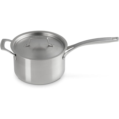 Le Creuset 4 qt. Essential Stainless Steel Saucepan