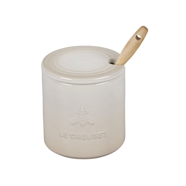 Le Creuset 14 oz. Signature Honey Pot w/ Dipper - Meringue