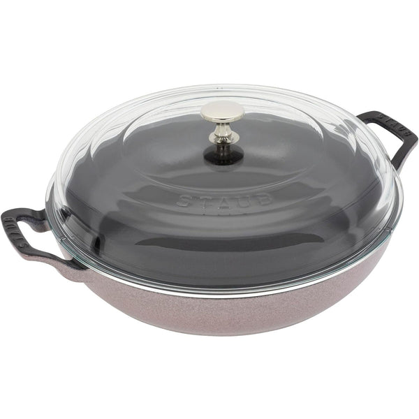 Staub Cast Iron 3.5-Qt Braiser With Glass Lid - Lilac