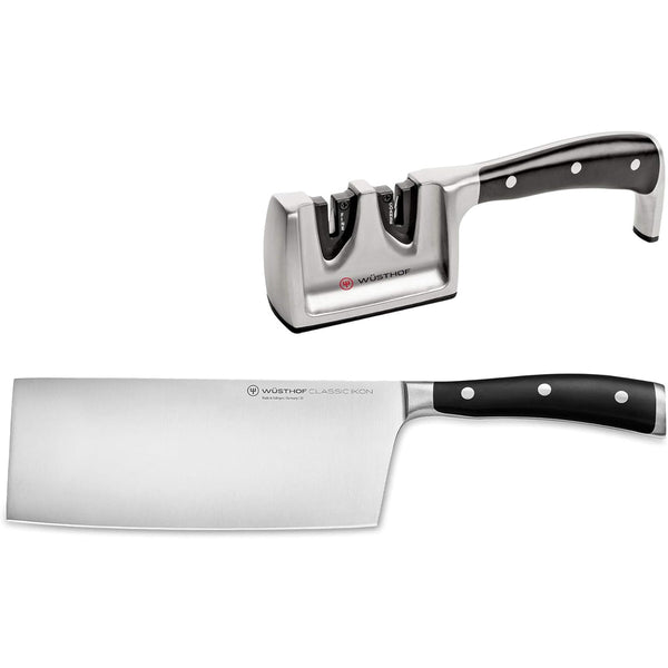 Wusthof Classic Ikon Two Piece Chinese Chef'S Set