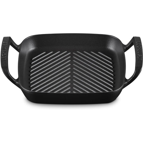 Le Creuset Alpine Collection 10.25" Square Grill - Matte Black